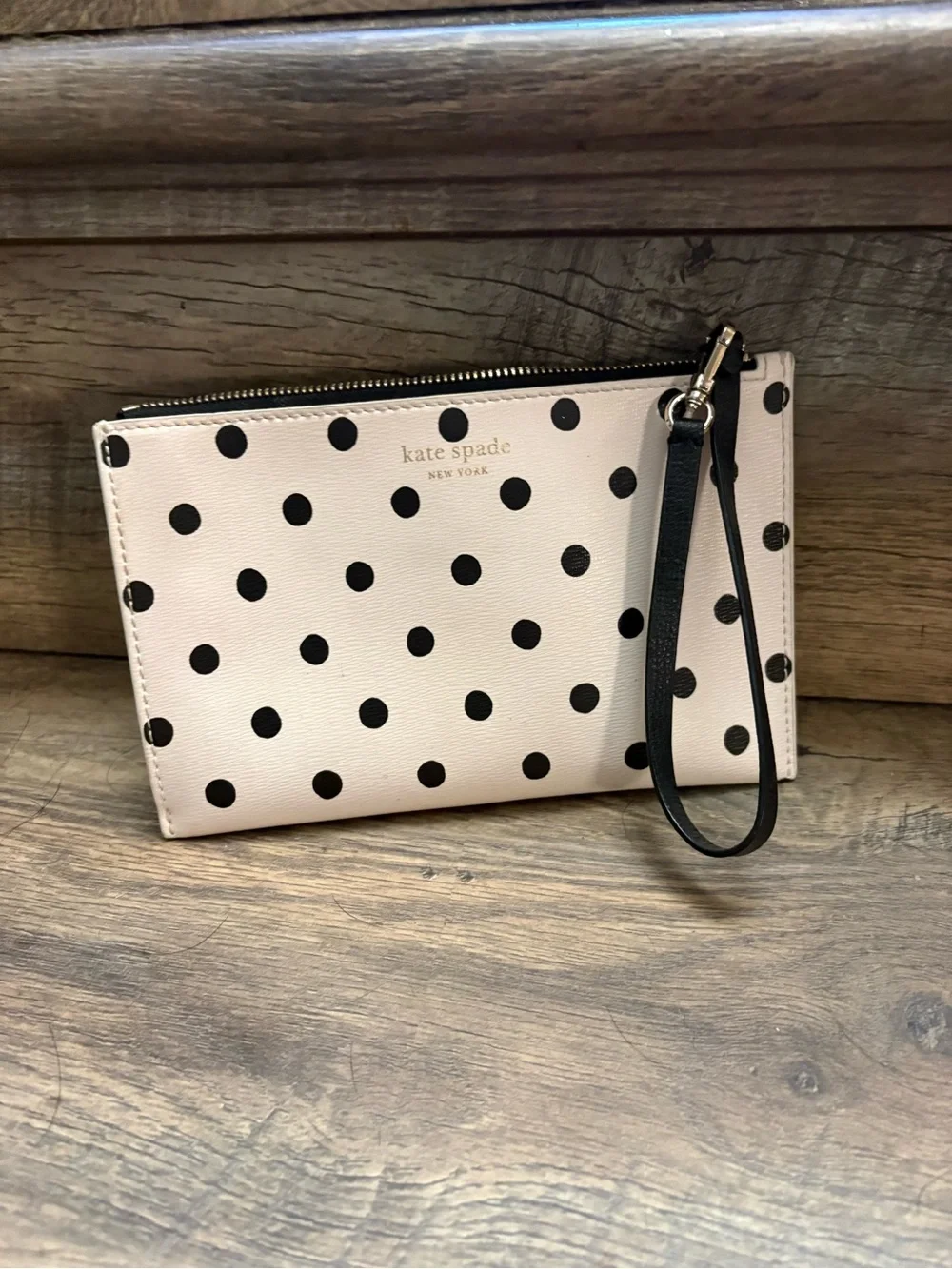 Kate Spade Polka Dot Wristlet Pouch